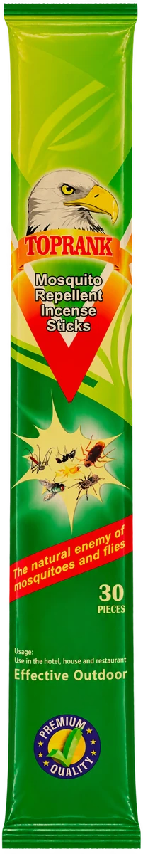 TOPRANK Mosquito Repellent Incense Sticks, 30 sticks